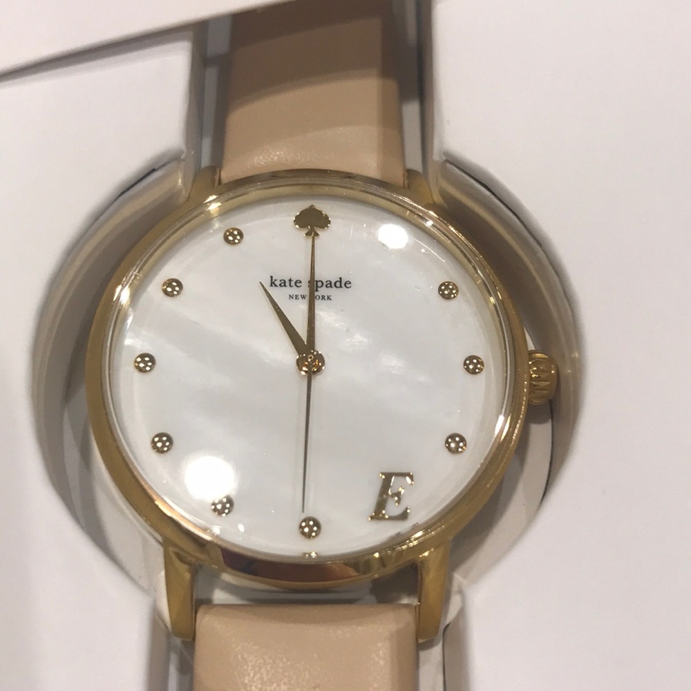 Kate Spade monogram “E” women’s watch.